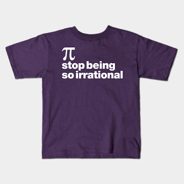 Irrational Pi Kids T-Shirt by oddmatter